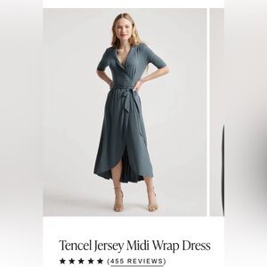 Quince Tencel Midi Dress